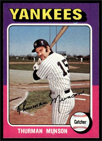 1975 Topps #20 Thurman Munson EX-EXMT