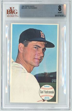 1964 Topps Giants #48 Carl Yastrzemski BVG 8 NMMT