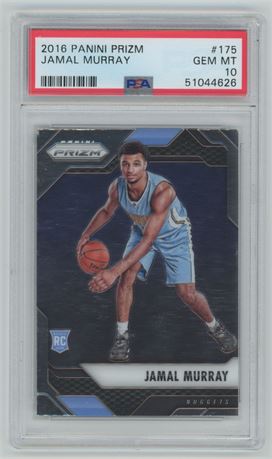 2016 Panini Prizm #175 Jamal Murray RC PSA 10 GEM MINT