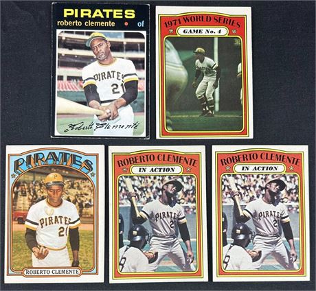 1971-1972 Topps Roberto Clemente EX Average