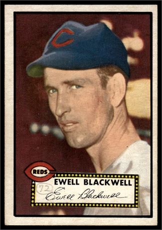 1952 Topps #344 Ewell Blackwell High # VG-VGEX (MK)