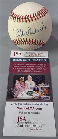 Stan Musial Autographed Official National League Baseball JSA