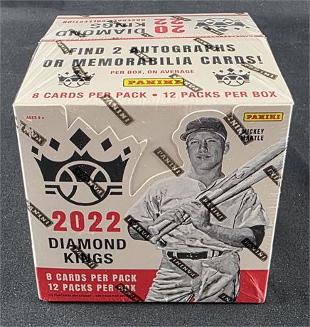 2022 Panini Diamond Kings Factory Sealed Hobby Box