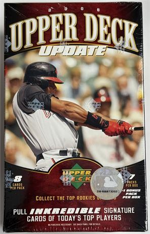 2006 Upper Deck Update MLB Baseball Factory Sealed