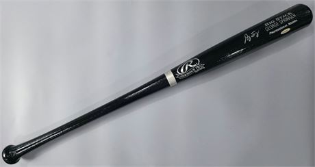 George Springer Autographed Adirondack Pro Big Stick Bat Tristar