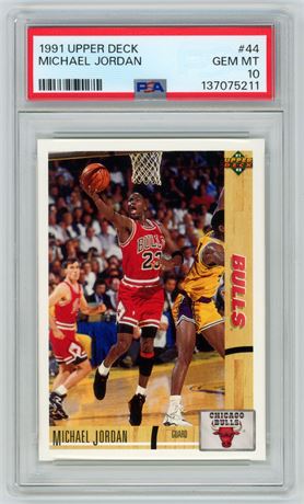 1991 Upper Deck #44 Michael Jordan PSA 10 GEM MINT