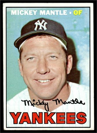 1967 Topps #150 Mickey Mantle VGEX+ (READ)