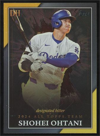 2025 Topps Shohei Ohtani 2024 All-Topps Team GOLD 7/50