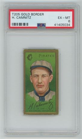 1911 T205 Piedmont H. Camnitz PSA 6 EXMT