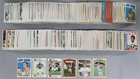 1970's Topps Multisport EXMT-NM Lot (900+)  w/Clemente, Garvey, OJ (READ)