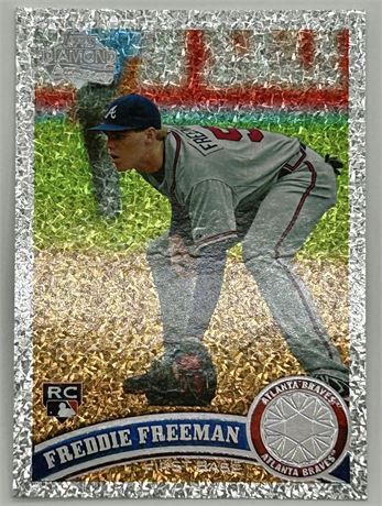 2011 Topps Update Platinum Diamond Anniversary #145 Freddie Freeman RC SSP