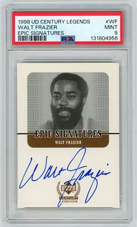 1998 Upper Deck Century Legends Walt Frazier Epic Signatures PSA 9 MINT