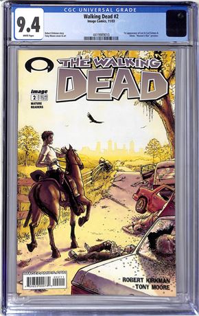 Walking Dead #2 CGC 9.4 (2003) 1st Appearance Lori & Carl Grimes