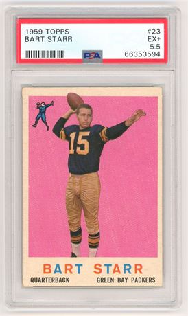 1959 Topps #23 Bart Starr PSA 5.5 EX+