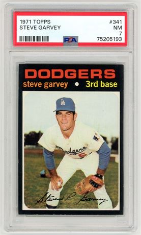 1971 Topps #341 Steve Garvey RC PSA 7 NM Nicely Centered