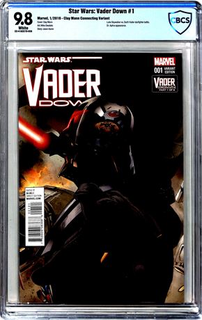 Star Wars: Vader Down #1 CBCS 9.8 (2016) Clay Mann Connecting Variant