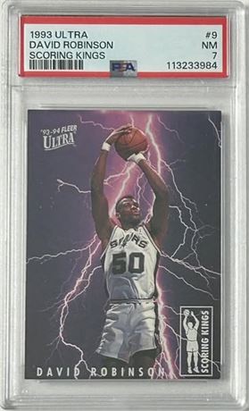 1993 Ultra #9 David Robinson Scoring Kings PSA 7 NM