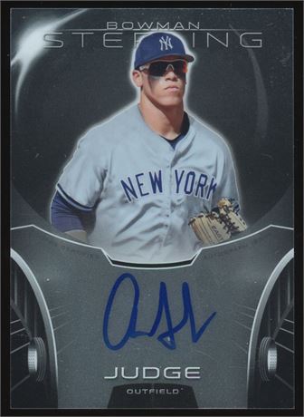 2013 Bowman Sterling Prospects Autos Aaron Judge RC