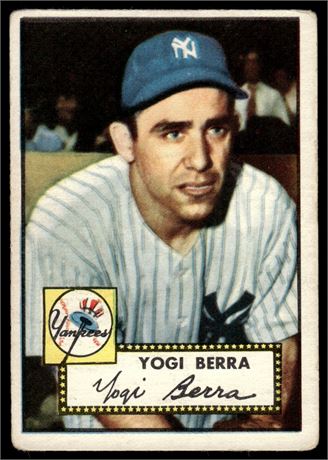 1952 Topps #191 Yogi Berra GOOD+ No Creasing