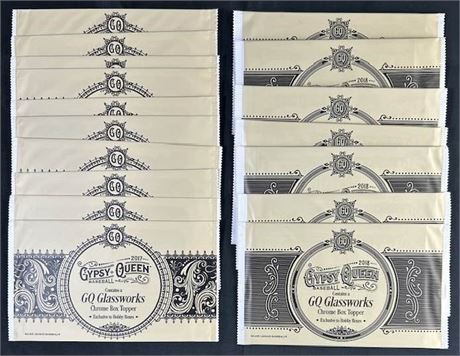 2017 Topps Gypsy Queen Glassworks Chrome Box Topper Lot (17) Factory Sealed
