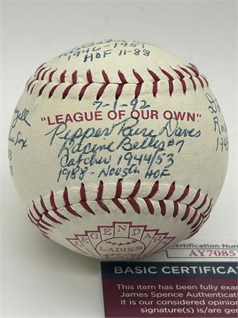 "League Of Our Own" Pepper Davis/Dotte Kamesnshek/Lefty Hohlmayer/Marge Wenzell