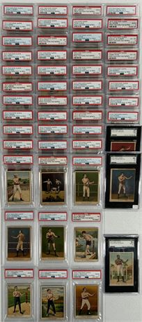 1910 T223  Dixie Queen Prizefighters of the Past and Present Complete Set (50)
