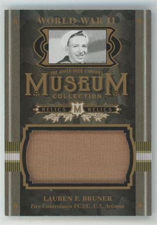 2016 Upper Deck Goodwin Champions WWII Relic Lauren F. Bruner