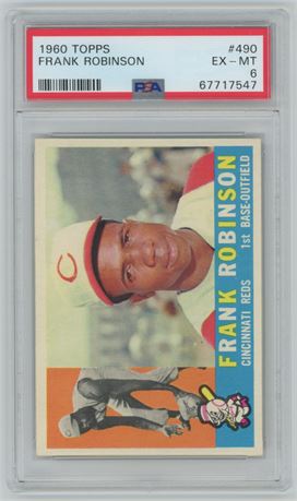 1960 Topps #490 Frank Robinson PSA 6 EXMT