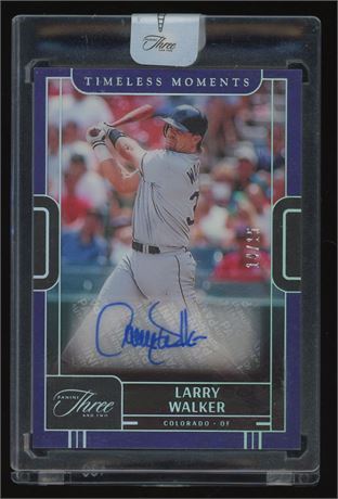 2023 Three & Two Timeless Moments Larry Walker Auto 14/15