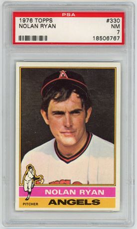 1976 Topps #330 Nolan Ryan PSA 7 NM