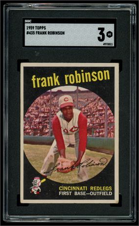 1959 Topps #435 Frank Robinson SGC 3