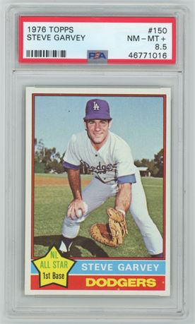 1976 Topps #150 Steve Garvey PSA 8.5 NMMT+