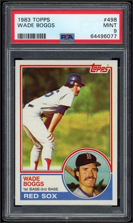 1983 Topps #498 Wade Boggs RC PSA 9