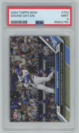 2024 Topps Now #723 Shohei Ohtani PSA 9 MINT