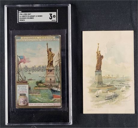 1888-1906 Statue Of Liberty SGC Graded/Raw Lot (2)