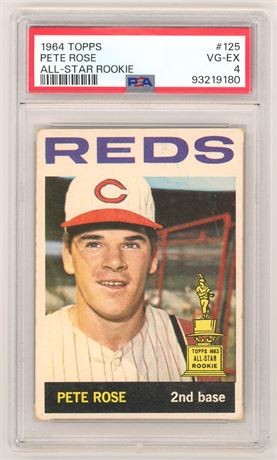 1964 Topps #125 Pete Rose PSA 4 VGEX