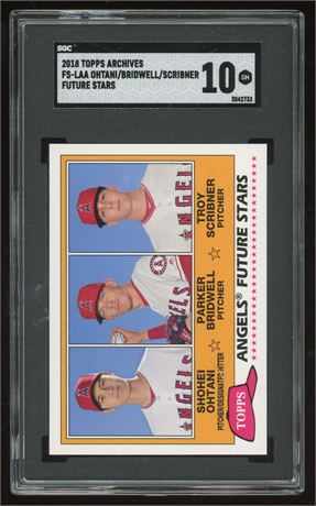 2018 Topps Archives Shohei Ohtani RC Future Stars SGC 10 GEM MINT