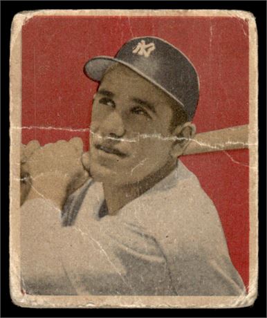 1949 Bowman #60 Yogi Berra POOR