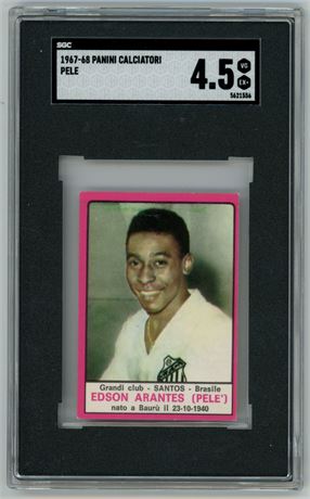 1967 Panini Calciatori Pele SGC 4.5 VGEX+