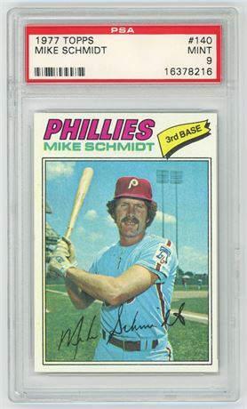 1977 Topps #140 Mike Schmidt PSA 9 MINT