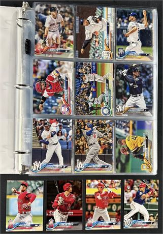 2018 Topps Update Baseball Complete Set (1-300) w/ Ohtani