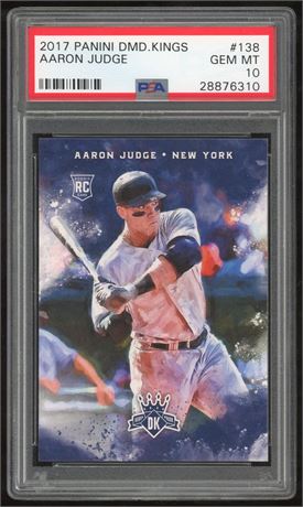 2017 Panini Diamond Kings #138 Aaron Judge RC PSA 10 GEM MINT