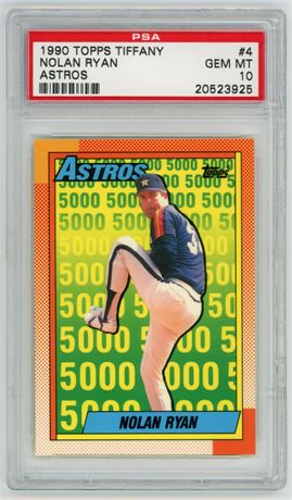 1990 Topps Tiffany #4 Nolan Ryan PSA 10 GEM MINT