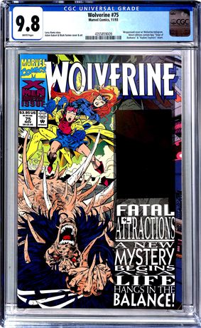 Wolverine #75 (1993) CGC 9.8 Wraparound Cover w/ Wolverine Hologram