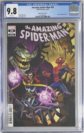 Amazing Spider-Man #50 CGC 9.8 (2020) Bagley Variant Cover