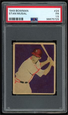 1949 Bowman #24 Stan Musial PSA 1.5