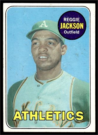 1969 Topps #260 Reggie Jackson RC EX