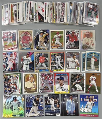 Juan Soto Lot (100+) w/ Inserts