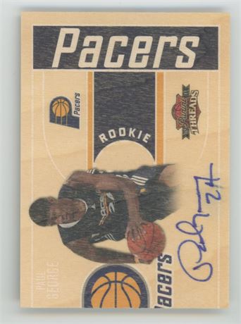 2010-11 Panini Threads #33 Paul George RC Auto 040/399