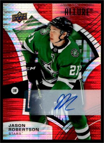 2021-22 Upper Deck Allure #46 Red Rainbow Auto Jason Robertson